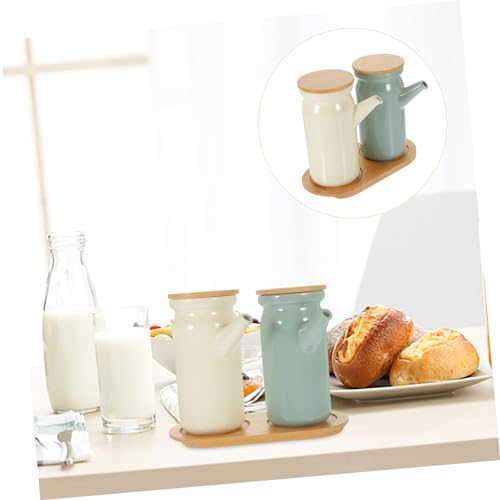 Bouteilles à condiments céramique haute résistance, distributeur d'huile durable et compact - 5