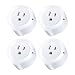 Etekcity 4 Pack Voltson Wi-Fi Smart Plug Mini Outlet with Energy Monitoring, Works with Amazon Alexa Echo and Google Assistant, No Hub Required, ETL Listed, White