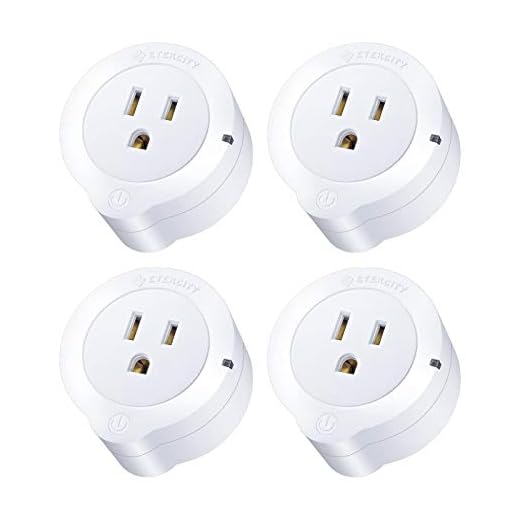 Etekcity 4 Pack Voltson WiFi Smart Plug Mini Outlet with Energy Monitoring, Works with Amazon Alexa Echo and Google Assistant, No Hub Required, ETL Listed, White