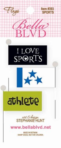 Bella Blvd Paper Flags, Sports