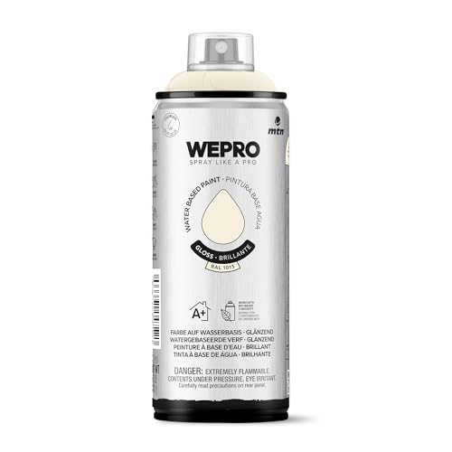 MTN WEPRO Water Based Brillante RAL 1013 Amarillo Soja, Spray 400ml