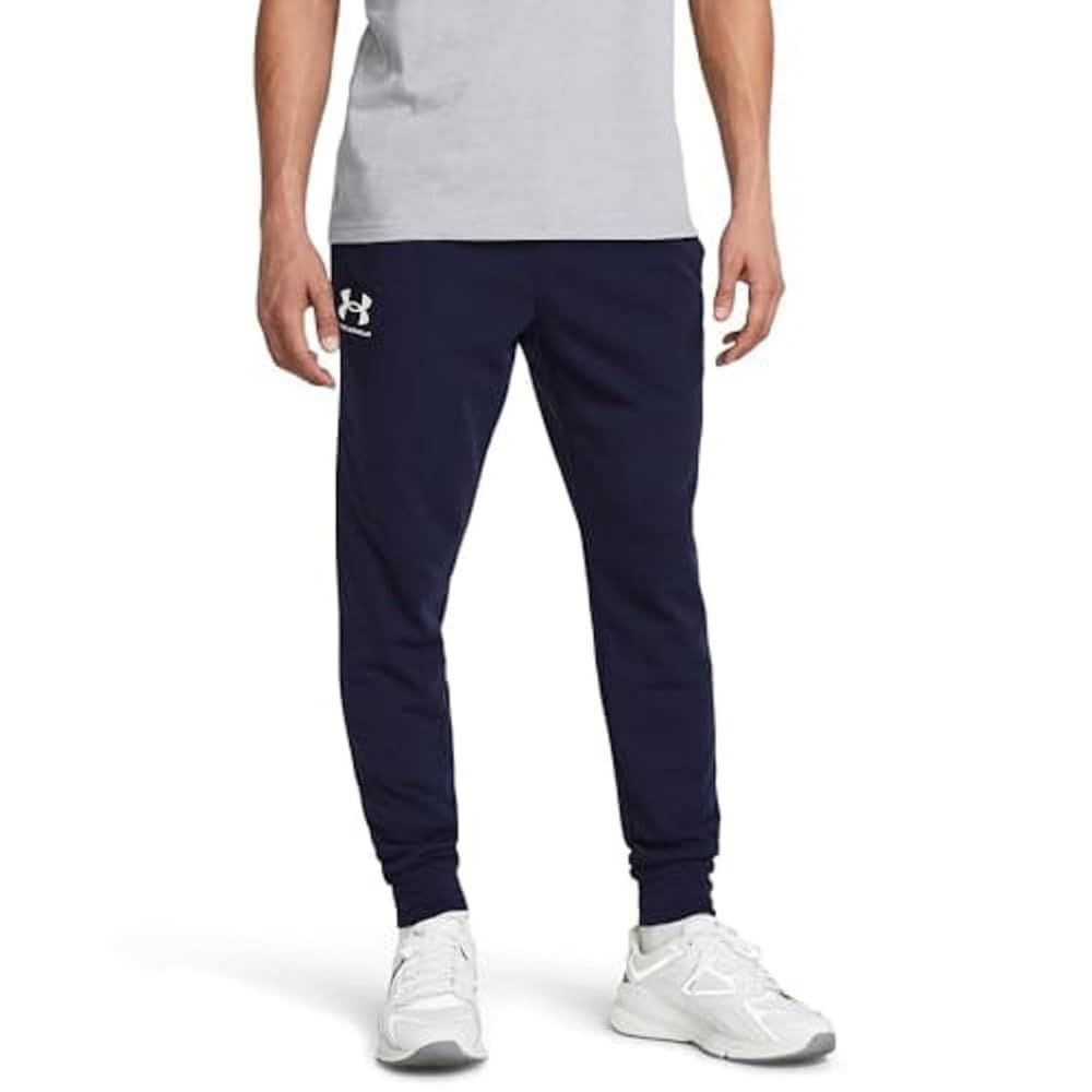 Under Armour Men's Midnight Navy Ua Rival Terry Jogger Joggers L