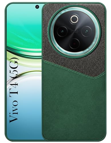 Image of Jkobi Back Cover Case for Vivo T4 (Dual PU Leather Stitch | Professional Minimalist | Soft and Flexible)