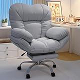 Dossier unique en forme de cœur : cette chaise pivotante dispose d'un dossier distinctif en forme de cœur et d'un matériau doux qui épouse la forme de votre colonne vertébrale, offrant un soutien lombaire efficace et réduisant la graisse