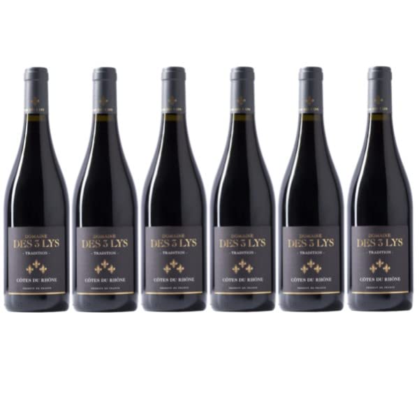 Côtes du Rhône 14% - Domaine des 3 lys 2024 - AOC - 6 x 75cl.