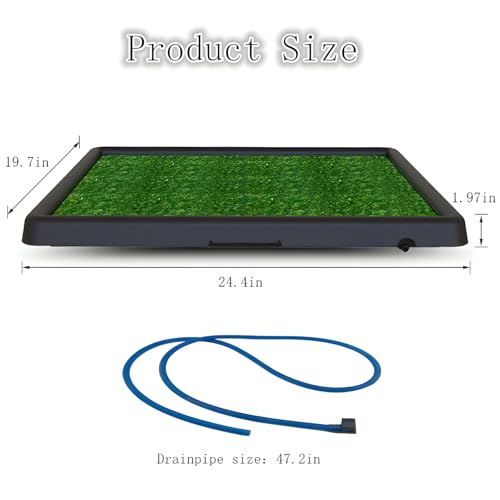Portable Drainage Pet Urinal,Toilet,Grass Mat.,Potty Grass, Urinal Containing, Toilet Substitute,Puppy Turf,Suitable Size for Most Dogs,Dogs Cushions. 25 * 20 * 2 Inches. - Image 6