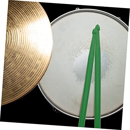 Baquetas de fieltro dobles para percusión color verde oscuro miniatura 7