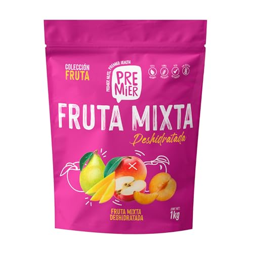 Consejos para Comprar Frutas al mejor precio. 36 GRUPO PREMIER | Fruta Deshidratada Mixta - 1kg | 100% Natural | Contiene Dátiles, Piña Deshidratada, Chabacano Deshidratado, Papaya Deshidratada, Pera Deshidratada y más Frutas...