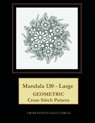 Mandala 130 - Large: Geometric Cross Stitch Pattern