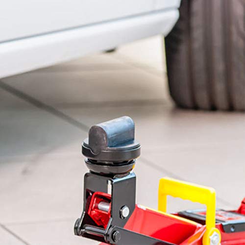Ajcoflt Carrinho de borracha reforçada Jacking Pad Adaptador de Suporte Durável Ferramenta de Reparo