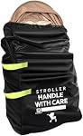 Poussette Sac de voyage pour avion : 117H*53W*33D cm Pousset Sac pour avion Air Voyage, Bébé Voyage Essentiels convient à un seul/ double/jogging/Umbrella/Baby Poussette système de voyage comme Chicco, Evenflo