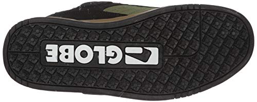 Image of Globe Men's Fusion Shoe, Black /Olive /Knit, 10 Medium US