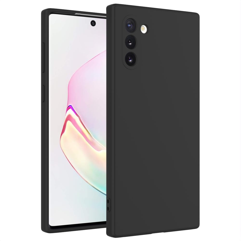 for Samsung Galaxy Note 10 Case Black, Scratch Resistant with Soft Touch, Slim Thin Phone Cover for Samsung Galaxy Note 10
