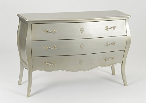 Adept Home Commode Silver en Acajou, Collection Murano