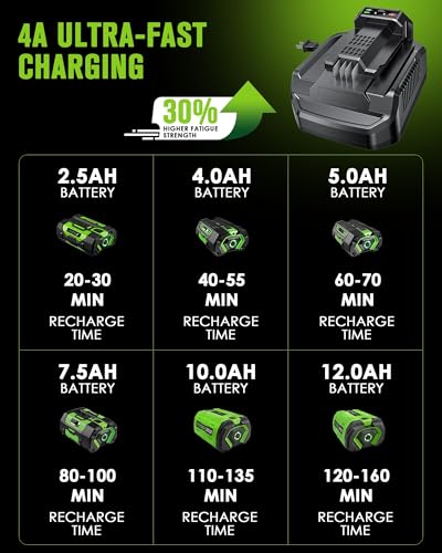Image of EGO 56V Battery Charger Replacement, 4A Fast Charger Station