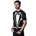 fresh tees Unisex Tuxedo Shirt | Classic Party Humor Vintage Tee | Tux with Bowtie&Pockets | Funny T-Shirt for Men/Women (Medium, Black)