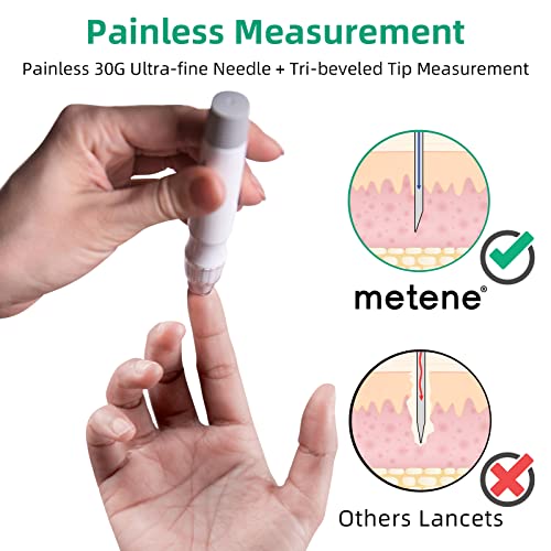 image for Metene Twist Top Lancets for Lancing Devices, 310 Count, 30 Gauge Lanc