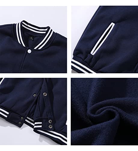 Image of Yuji Itadori Women Varsity Jacket Baseball Lightweight Outwear Fleece Coat Button Down Clothes