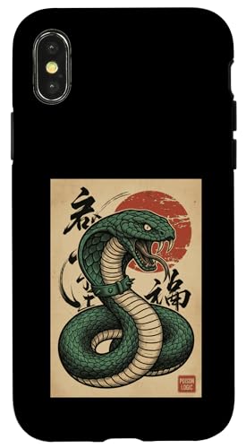 Kawaii Anime Manga Otaku Samurai Japan Ramen Y2K Cyberpunk �X�}�z�P�[�X iPhone X/XS �p