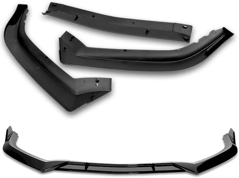 Miniatura 9 de EPARTS - Juego de 3 piezas de plástico ABS para parachoques delantero estilo STP, protección compatible con Acura TSX 2011 2012 2013 2014 (pintado