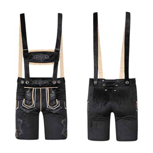 Lederhosen homme bretelles fête de la bière costume bavarois festival