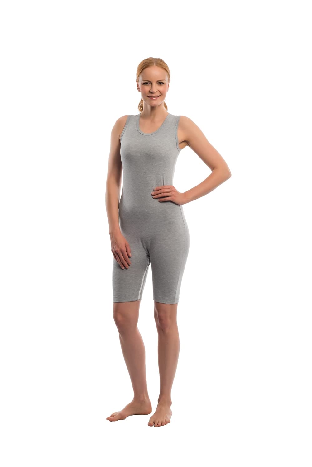 Body de cuidado BW talla M sin brazo, Blanco, M