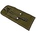 CyberDyer Molle EDC Rifle Ammo Bag Utility Hunting Rifle Magazine Pouch 14 Rifle Shells Cartridge Carrier Case (Army Green)