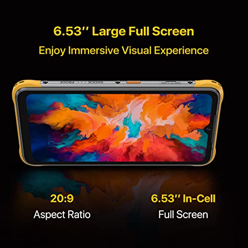 Umidigi Rugged Unlocked Smartphones, Bison X10 4G+64Gb Ip68/Ip69K Waterproof Shockproof Phone Helio P60 Android 11 6.53" Fhd+ 6150Mah Fast Charge Nfc Rugged Smartphone #TOP10