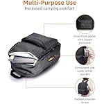 Amazon Basics Backpack for School, Study, Travel, Durable Classic Design, Book Bag, Black - Image 5