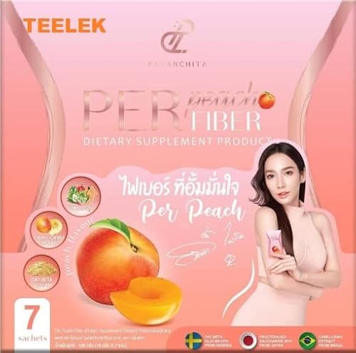 Teelek Per Peach Fiber Clean - Detox Pananchita 1 Box, 7 Sachets #TOP24