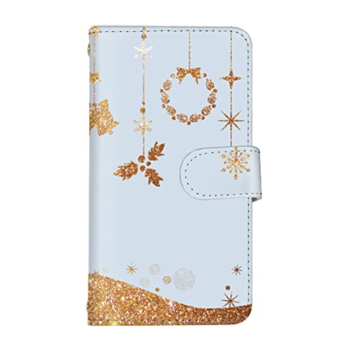 【Amazon.co.jp 限定 】スマ通 Google Pixel 10 Pro XL 対応 ケース 手帳 ケータイ ケース カードスロット付き クリスマス オーナメント風 キラキラ スタンド式 ストラップ穴 耐衝撃 Pro XL (D.ブル−) tkd