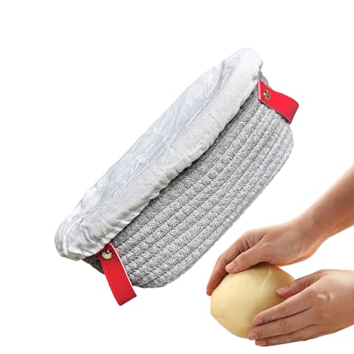 Cesta de Fermentación | Cuenco Fermentador para con Revestimiento - Cuenco de Cuerda de Algodón Reutilizable para Cocina Mesa Camping