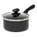 Ecolution Artistry Nonstick Saucepan with Glass Lid- 2 Quart Pot, Black