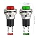 WMYCONGCONG 20 PCS Momentary SPST Push Button Switch 10mm AC 125V 5A, AC 250V 6A