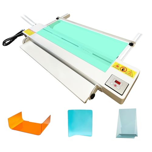 GRWIHD 24-Inch Acrylic PVC Plastic Bender Adjustable Length and Angle Sheet Strip Heater 60cm Bending Machine with Temperature Control 0-85 110V for DIY Professional Use