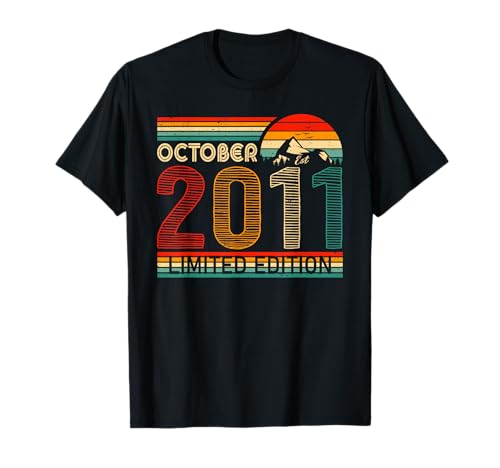 October 2011 Limited Edition Classic 2011 Vintage Birthday Camiseta