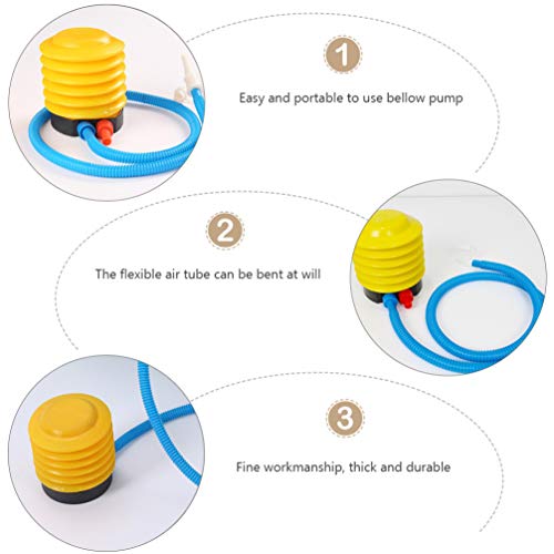 EXCEART 4Pcs Bomba de PÃ© Fole PÃ© Bomba Manual de Bomba de Ar para Cama InflÃ¡vel Brinquedos de Nat