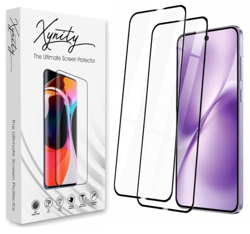 Image of Xynity Ultra Tempered Glass for Vivo X200T (Pack of 2) - Edge to Edge Full Screen Coverage with Easy Installation Kit