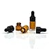 24PCS Mini Amber Glass Essential Oil Dropper Frascos la botella con el...