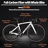 SAVADECK Carbon Road Bike,Lightweight Full Carbon Racing Bicycle with R7120 24S Shift Groupset and Hydraulic Oil Disc Brake Bike(Black 54cm) #1
