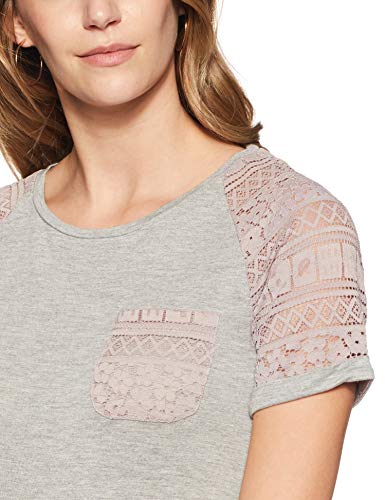 Image of Vero Moda Women's Plain Regular Fit Top (200664102 Light Grey Melange XL)