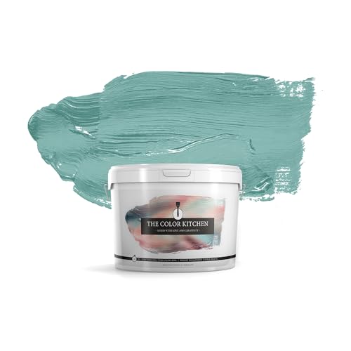 Livingwalls Wall Paint The Color Kitchen – Green TCK3008 – 2,5 L – high opacity, matte, low-odor – interior paint, scrub-resistant