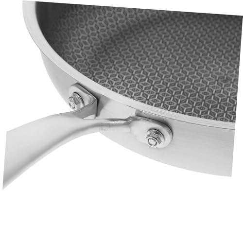 Sartén wok portátil de acero inoxidable antiadherente 2.6 lb miniatura 3