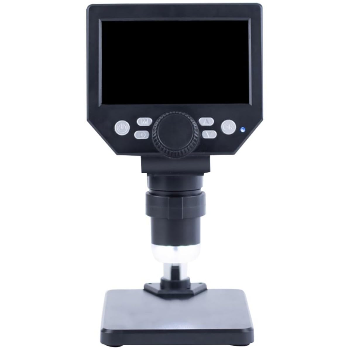 Microscopio Elettronico Digitale Professionale Ingrandimento 1-1000x e Schermo Lcd 4,3 Pollici Batteria al Litio 2500mah, Registrazione Video Bilanciamento Automatico del Bianco