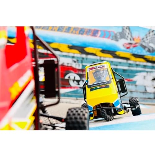 Image of HTLNUZD 1 /8 RC X-Rider Flamingos 2.4G 3WD 2 in 1 ESC High Speed Rc Car Electric Tricycle Motorcycle Tricycle RTR Drift Adult Vehicles Collection Model (Yellow)