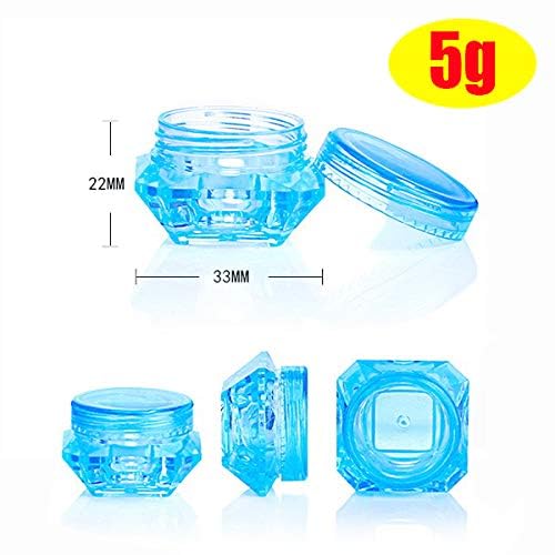 Wopanxye 16 Pack 5g Small Jars, Tiny Cosmetic Containers, 5 Gram Sample Empty Container, 5ml Plastic Travel Size Pot Jar - Image 3