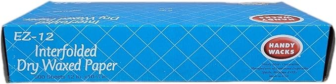 12X10.75 Interfolded Deli Dry Wax Tissue, 500 per pack - 12 packs per case