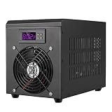 IYUESQ Refrigeratore per acquari, Piccolo refrigeratore per acquari, Allevamento Domestico di Pesci e gamberetti, unità di Raffreddamento per acquari da 60 Litri, Silenzioso, con Pompa de