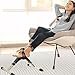 Folding Mini Pedal Exercise Bike Portable Home Workout Office Exerciser Bike Gym Equipment Fitness Leg Foot Arm Under Desk Sitting Down Stepper Training Adjustable Resistance for Women and Men