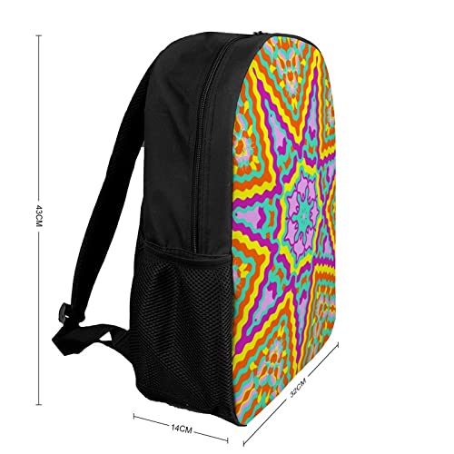 Sac à dos imprimé 3D avec multi-poches pour adolescents actifs - 2